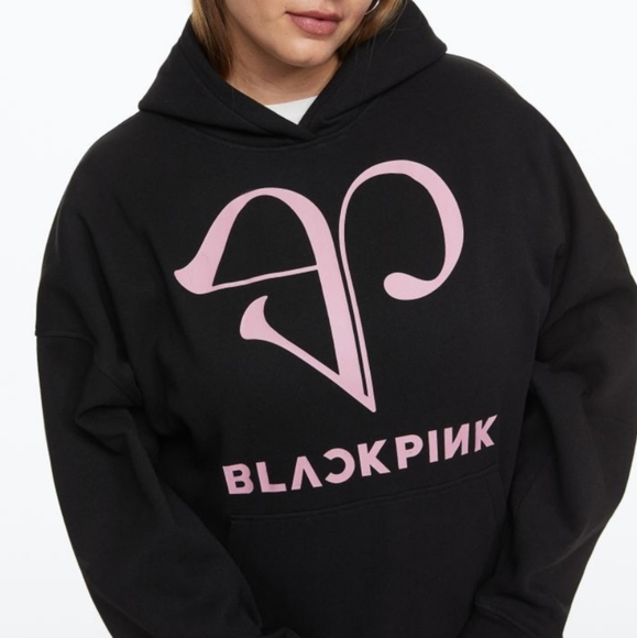 H&M Blackpink XS Oversized Hoodie - Picture 1 of 5